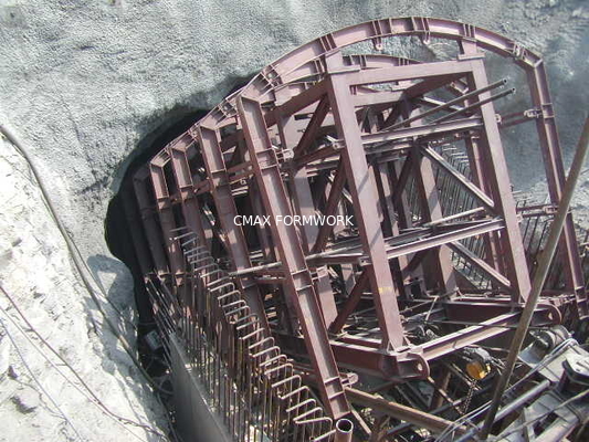 Système ultra-rapide de coffrage de tunnel pour le tunnel ouvert de coupe de coupe-vent