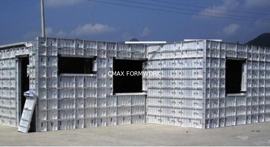 Coffrage adapté aux besoins du client d'aluminium d'AL 65 pour le coffrage de mur en béton