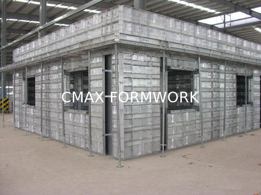 6061T6 coffrage en aluminium léger, coffrage de logement monolithique